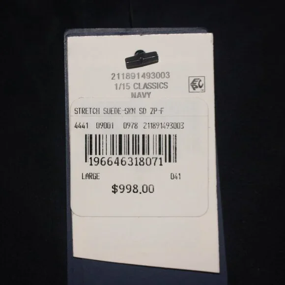 NWT Polo Ralph Lauren Lambskin Suede Leggings Size L